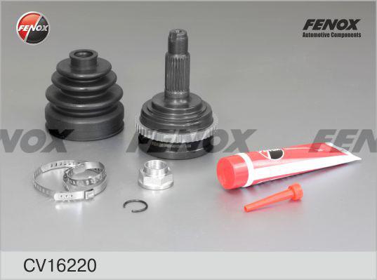 Fenox CV16220 - Каре комплект, полуоска vvparts.bg