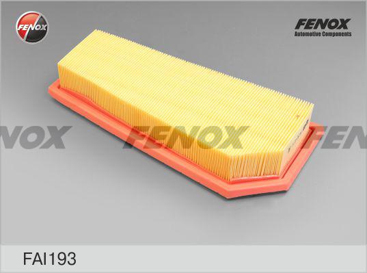 Fenox FAI193 - Въздушен филтър vvparts.bg