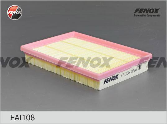 Fenox FAI108 - Въздушен филтър vvparts.bg