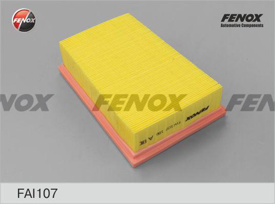 Fenox FAI107 - Въздушен филтър vvparts.bg