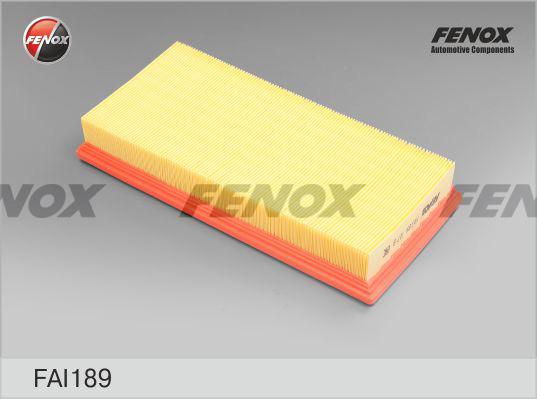 Fenox FAI189 - Въздушен филтър vvparts.bg