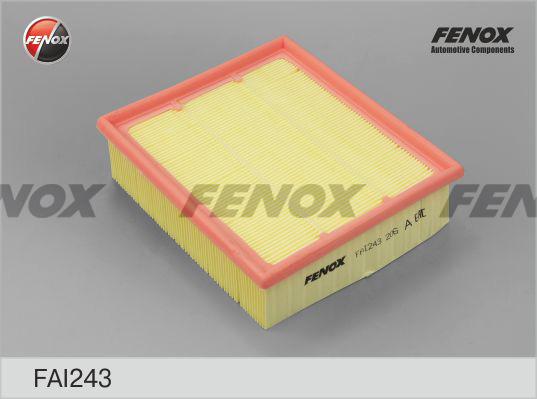 Fenox FAI243 - Въздушен филтър vvparts.bg