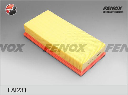 Fenox FAI231 - Въздушен филтър vvparts.bg