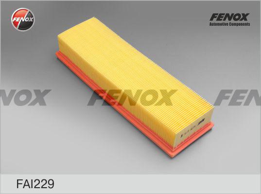 Fenox FAI229 - Въздушен филтър vvparts.bg