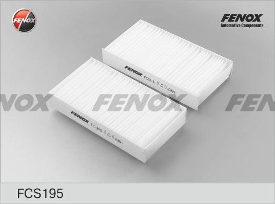 Fenox FCS195 - Филтър купе (поленов филтър) vvparts.bg