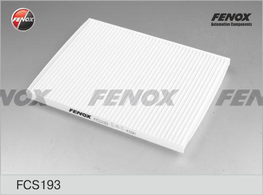 Fenox FCS193 - Филтър купе (поленов филтър) vvparts.bg