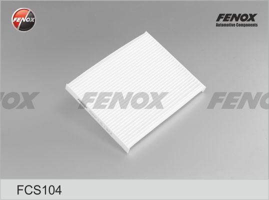 Fenox FCS104 - Филтър купе (поленов филтър) vvparts.bg