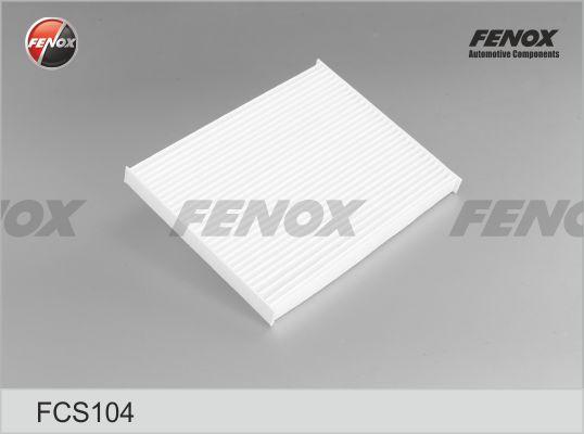 Fenox FCS104 - Филтър купе (поленов филтър) vvparts.bg