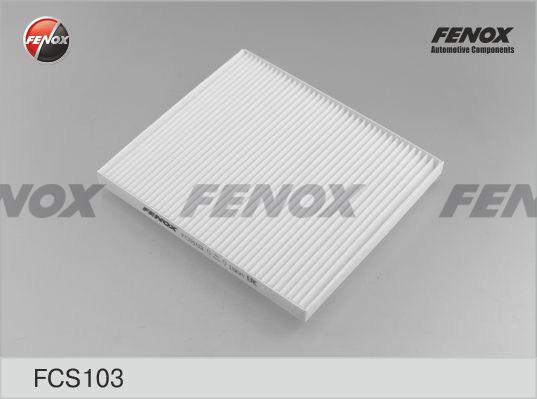 Fenox FCS103 - Филтър купе (поленов филтър) vvparts.bg