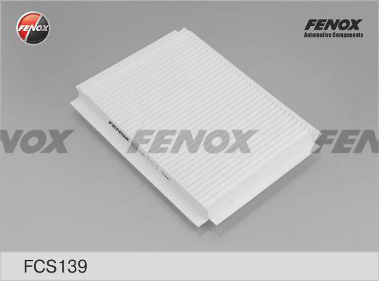 Fenox FCS139 - Филтър купе (поленов филтър) vvparts.bg