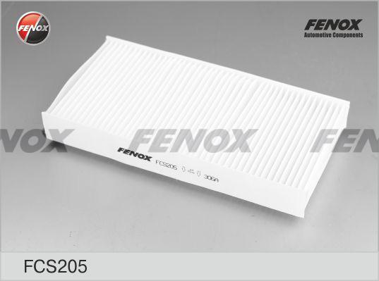 Fenox FCS205 - Филтър купе (поленов филтър) vvparts.bg