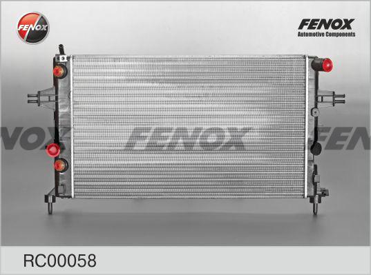 Fenox RC00058 - Радиатор, охлаждане на двигателя vvparts.bg