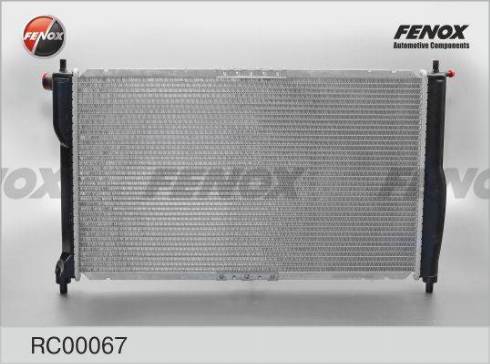 Fenox RC00067 - Радиатор, охлаждане на двигателя vvparts.bg