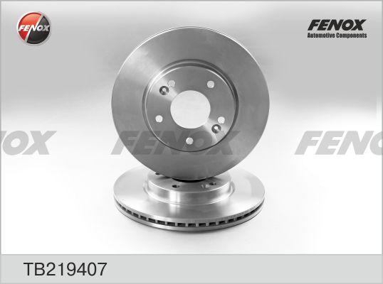 Fenox TB219407 - Спирачен диск vvparts.bg