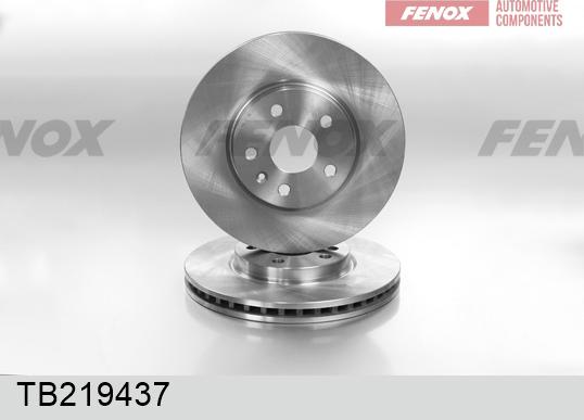 Fenox TB219437 - Спирачен диск vvparts.bg