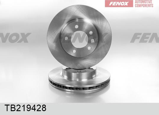 Fenox TB219428 - Спирачен диск vvparts.bg