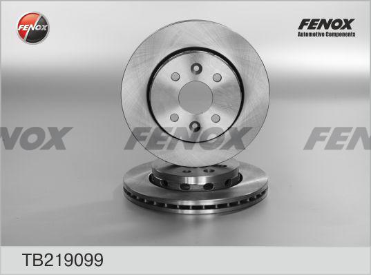 Fenox TB219099 - Спирачен диск vvparts.bg