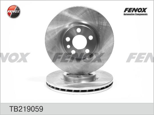 Fenox TB219059 - Спирачен диск vvparts.bg