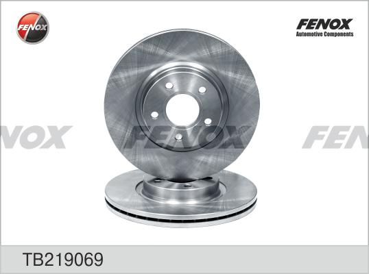 Fenox TB219069 - Спирачен диск vvparts.bg