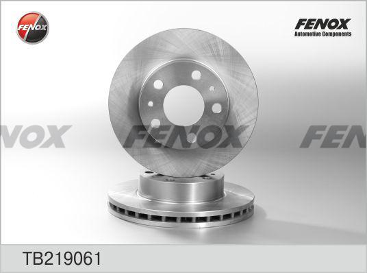 Fenox TB219061 - Спирачен диск vvparts.bg