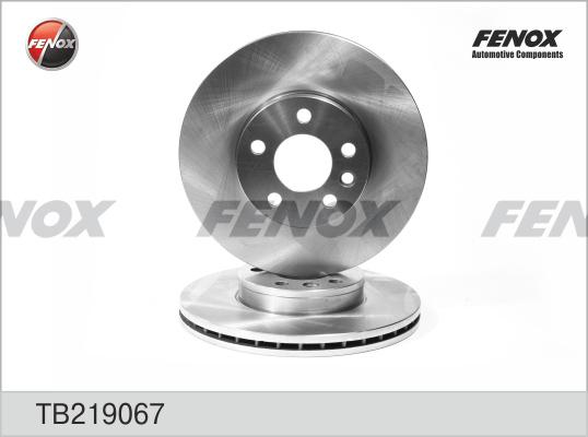 Fenox TB219067 - Спирачен диск vvparts.bg