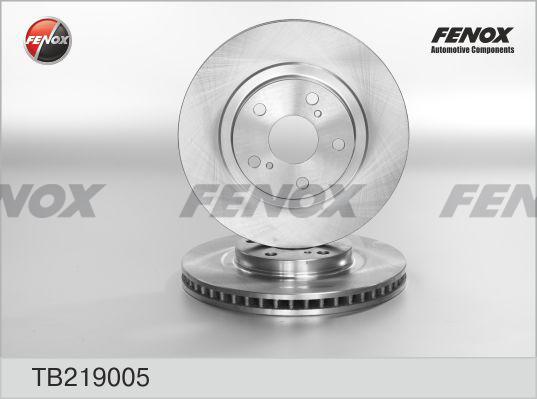 Fenox TB219005 - Спирачен диск vvparts.bg