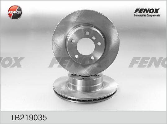 Fenox TB219035 - Спирачен диск vvparts.bg