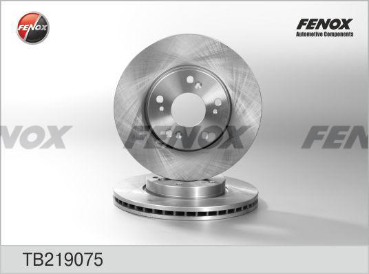 Fenox TB219075 - Спирачен диск vvparts.bg