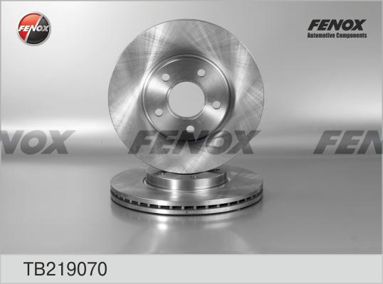 Fenox TB219070 - Спирачен диск vvparts.bg