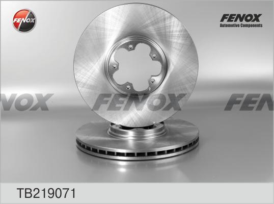 Fenox TB219071 - Спирачен диск vvparts.bg