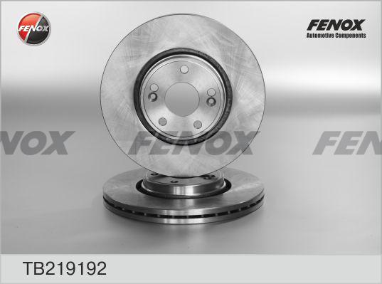 Fenox TB219192 - Спирачен диск vvparts.bg