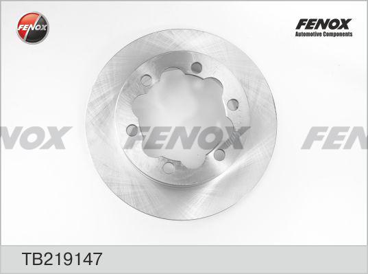 Fenox TB219147 - Спирачен диск vvparts.bg