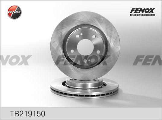 Fenox TB219150 - Спирачен диск vvparts.bg