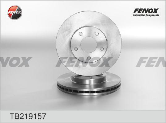 Fenox TB219157 - Спирачен диск vvparts.bg