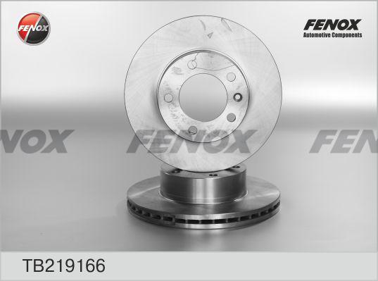 Fenox TB219166 - Спирачен диск vvparts.bg