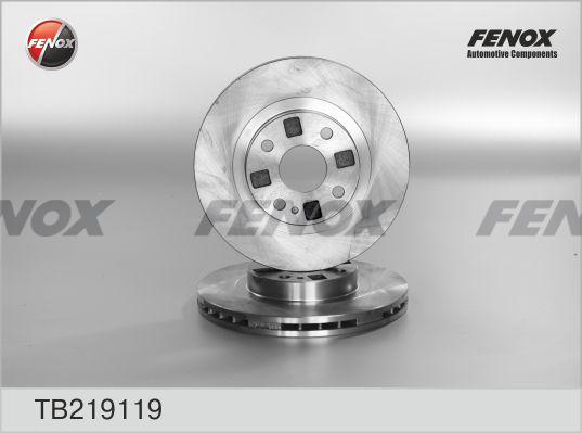 Fenox TB219119 - Спирачен диск vvparts.bg