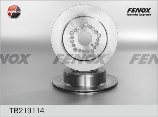 Fenox TB219114 - Спирачен диск vvparts.bg