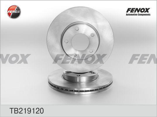 Fenox TB219120 - Спирачен диск vvparts.bg