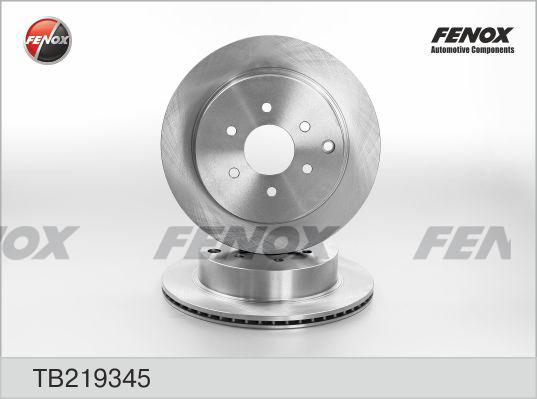 Fenox TB219345 - Спирачен диск vvparts.bg