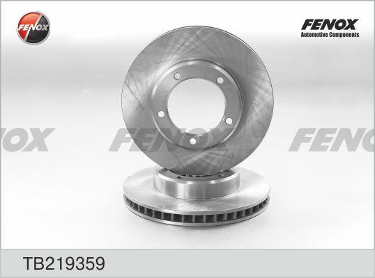 Fenox TB219359 - Спирачен диск vvparts.bg