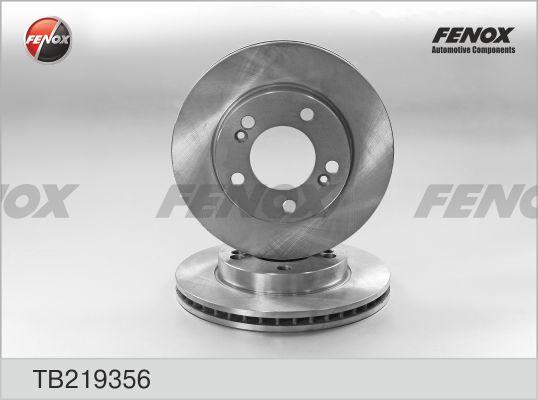Fenox TB219356 - Спирачен диск vvparts.bg