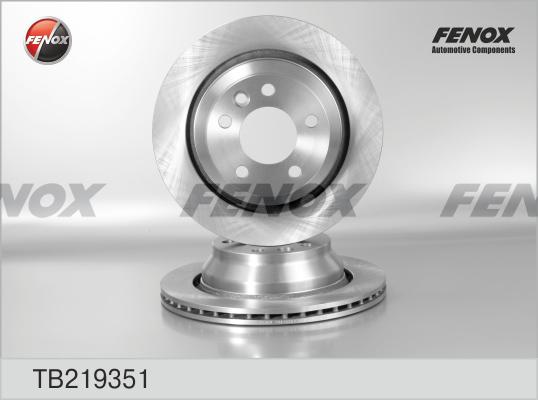 Fenox TB219351 - Спирачен диск vvparts.bg