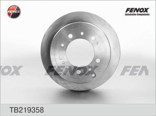 Fenox TB219358 - Спирачен диск vvparts.bg