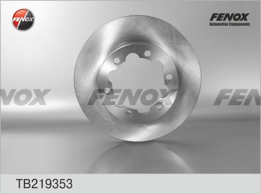 Fenox TB219353 - Спирачен диск vvparts.bg