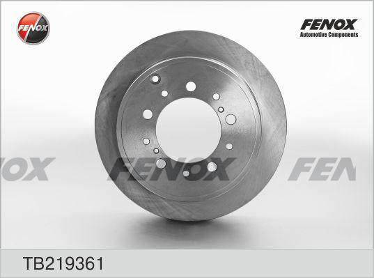 Fenox TB219361 - Спирачен диск vvparts.bg