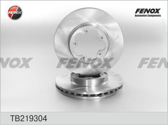 Fenox TB219304 - Спирачен диск vvparts.bg