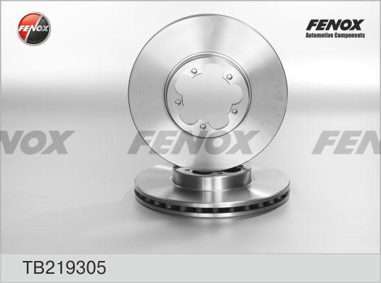 Fenox TB219305 - Спирачен диск vvparts.bg