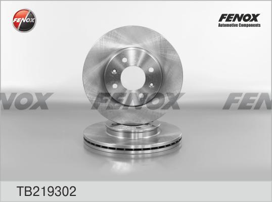 Fenox TB219302 - Спирачен диск vvparts.bg