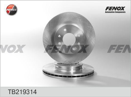 Fenox TB219314 - Спирачен диск vvparts.bg