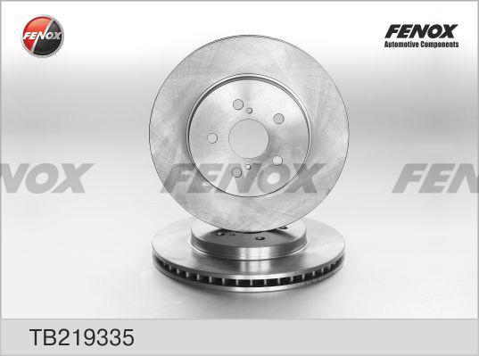 Fenox TB219335 - Спирачен диск vvparts.bg